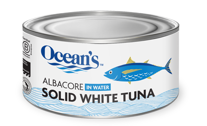 Ocean’s Albacore Solid White Tuna (in water)- 184g