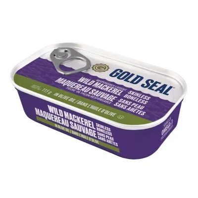 Gold Seal Wild Mackerel in Olive Oil, GS MACKEREL - 115g