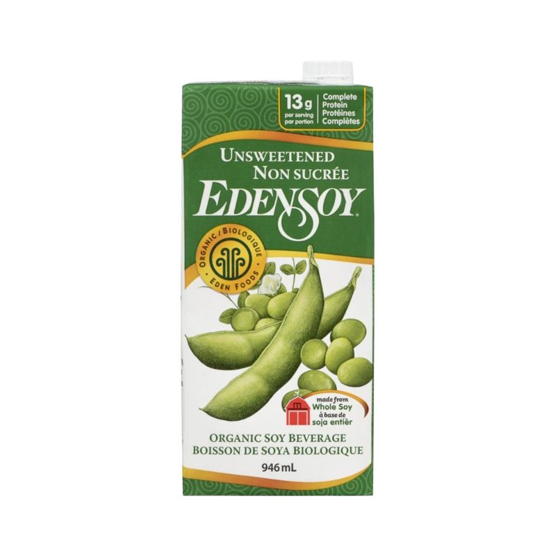 Edensoy Unsweetened Organic Soymilk - 946ml