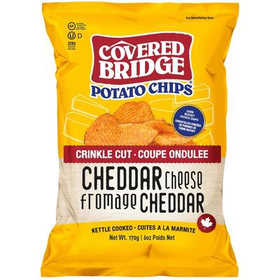 Covered Bridge Potato Chips Cheddar 142g