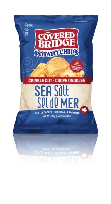 Covered Bridge Sea Salt Crinkle Cut - 170g