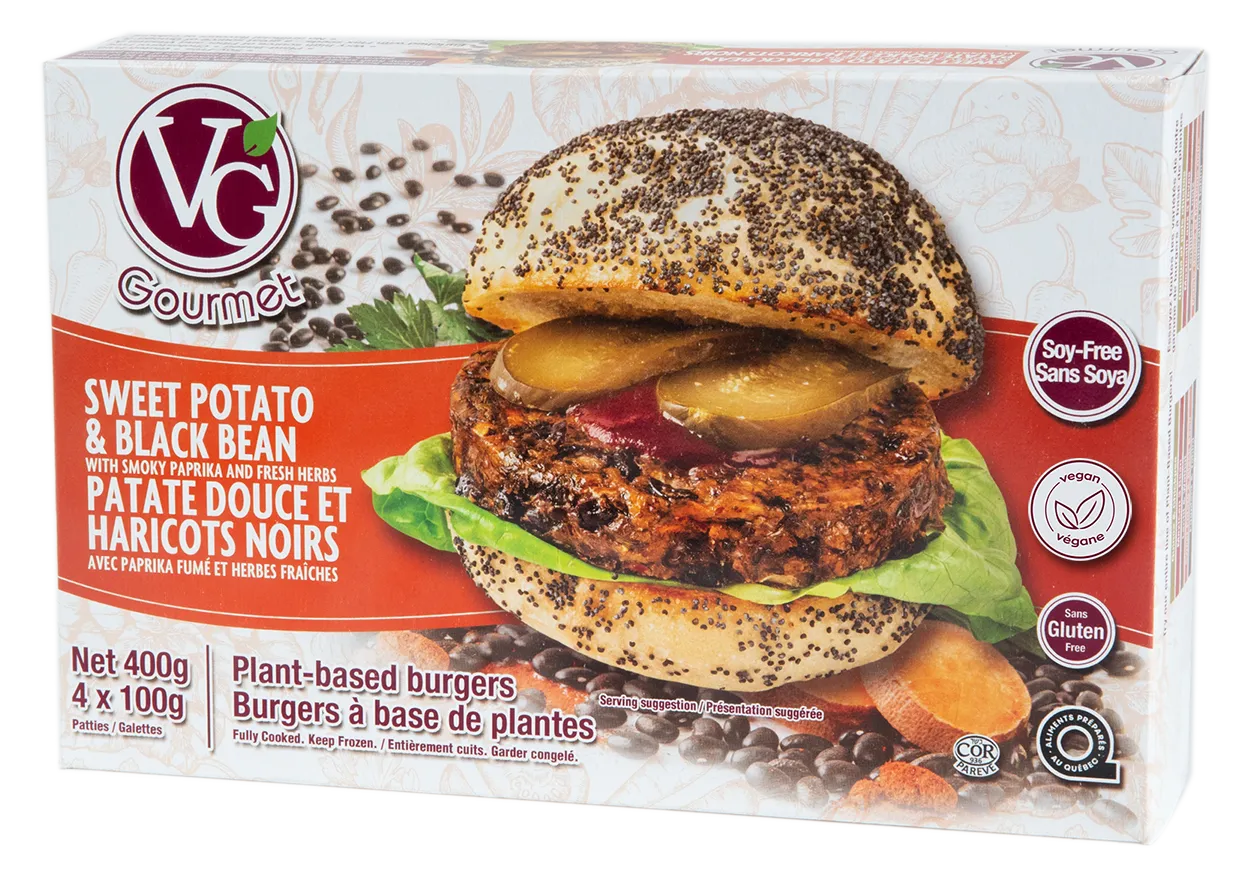 VG Gourmet - Sweet Potato &amp; Black Bean Burger