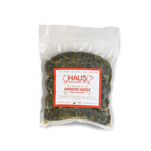 Haus - Chorizo Verde Sausages - 455g