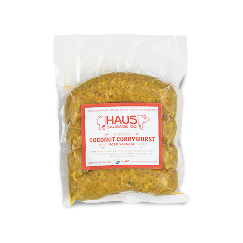 Haus - Coconut Currywurst Sausages - 455g
