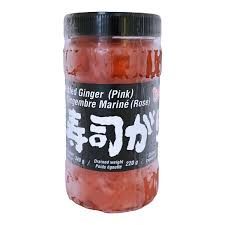 Shirakiku- Seasoned (Red) Ginger- 340g.