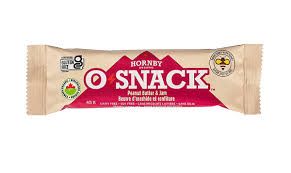 Hornby Organic- O Snack Energy Bar- Peanut Butter &amp; Jam, 45g.
