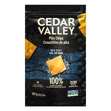 Cedar Valley- Pita Chips- Sea Salt- 180g.