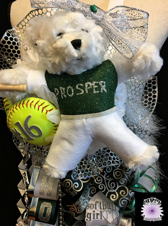 Small Dressed Bear White