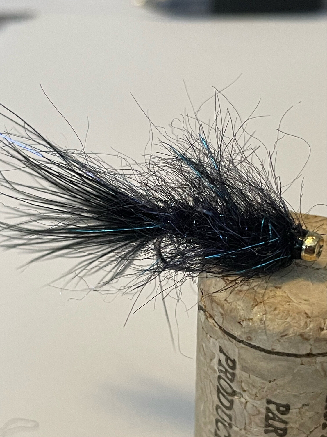Bruiser ( Black N Blue )Balanced Leech Fly Fishing Flies. Set Of Three