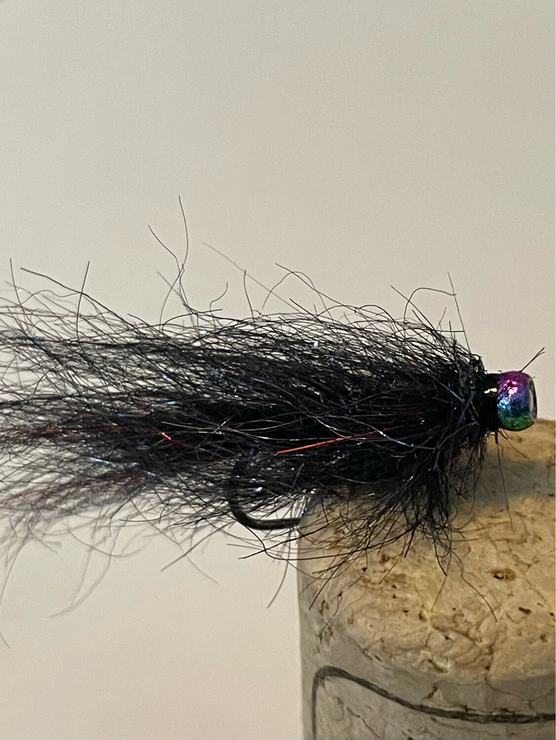Midnight Fire Balanced Leech Fly Fishing Flies.Rainbow Tungsten Bead. Set Of Three
