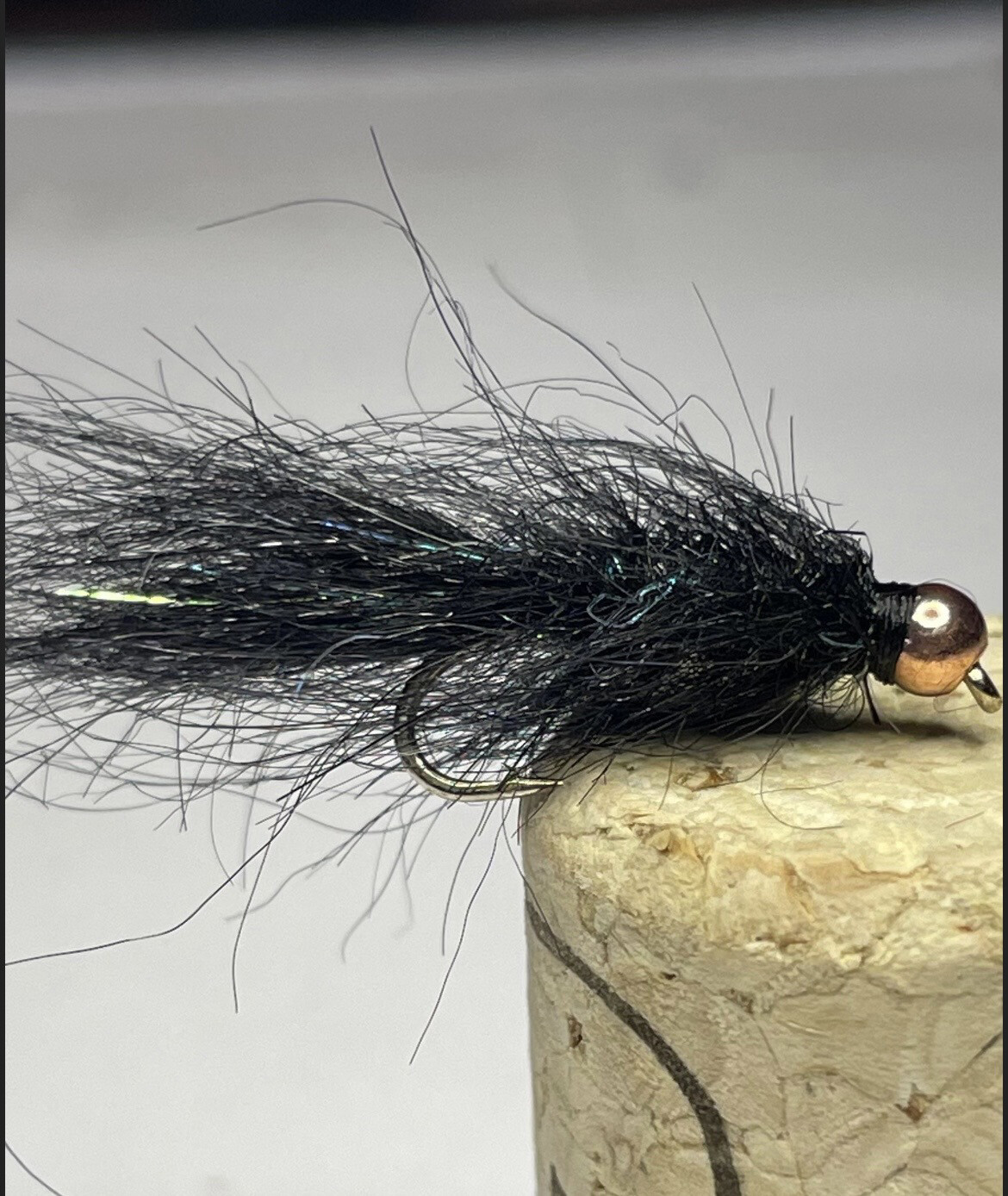 Black Leeches. Fly Fishing Flies. Trout. Stillwaters ( Copper Bead ) Set Of Three