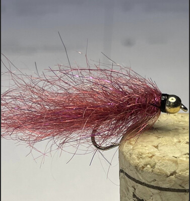 Burgandy Leeches. Fly Fishing Flies. Trout. Stillwaters
