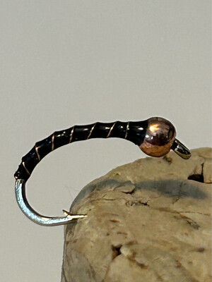 Coppertop Chironomid Fly Fishing Flies. Pack Of Three