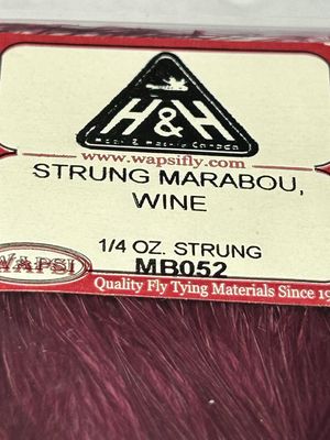 Wine Wapsi Strung Marabou 1/4 Ounce