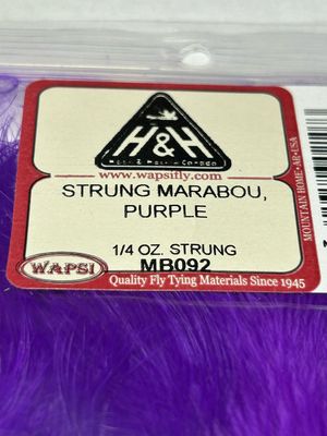 Purple Wapsi Strung Marabou 1/4 Ounce