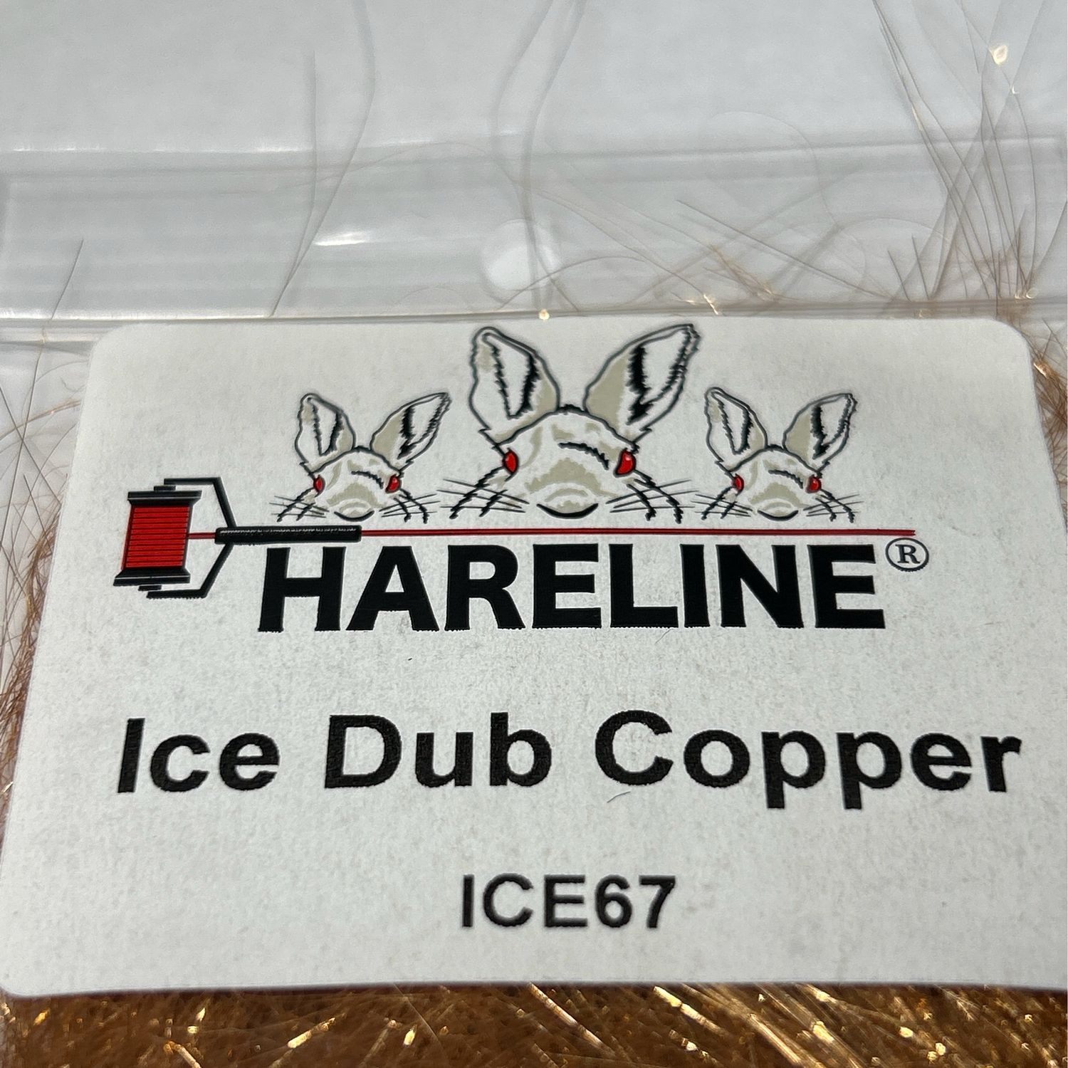 Hareline Ice Dubbing. Copper.