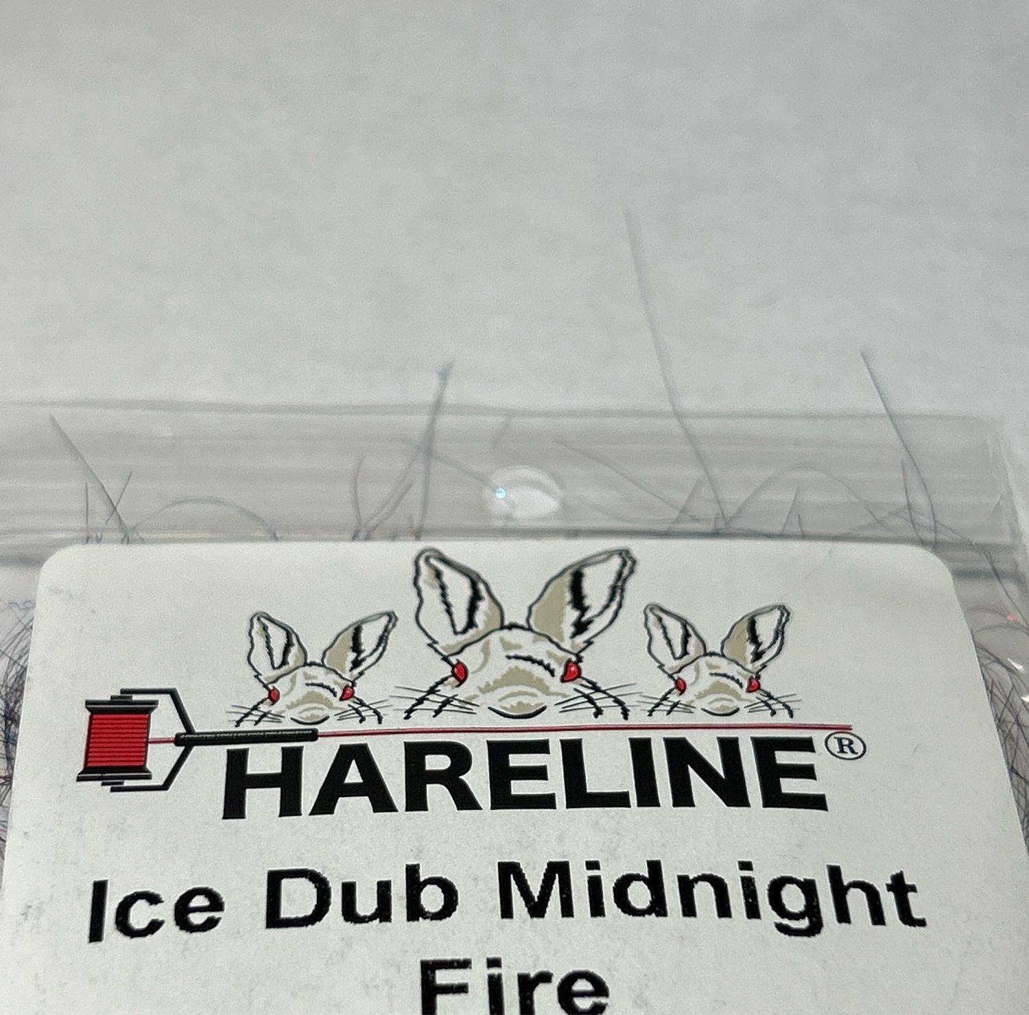 Hareline Ice Dubbing. Midnight Fire.