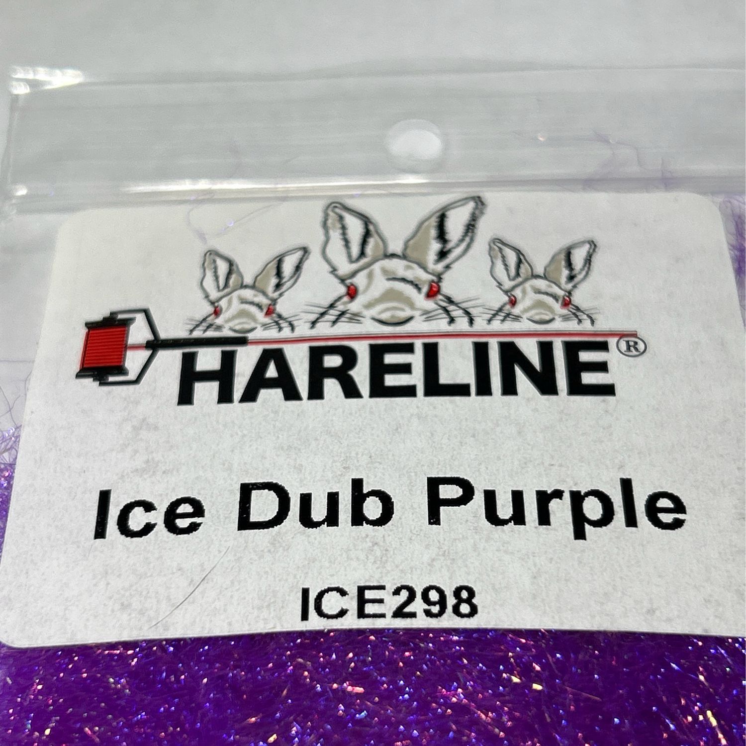 Hareline Ice Dubbing. Purple.