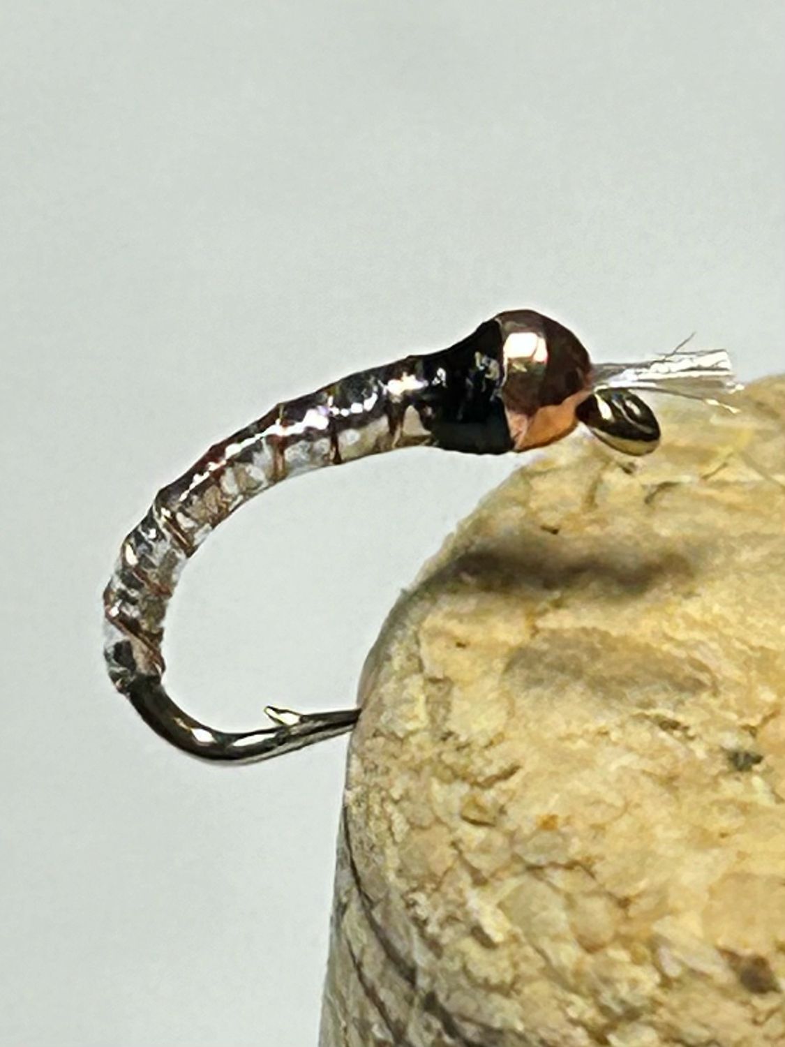 Copper Chromie Chironomids. Fly Fishing Flies. Tungsten Beads. Pack Of Three