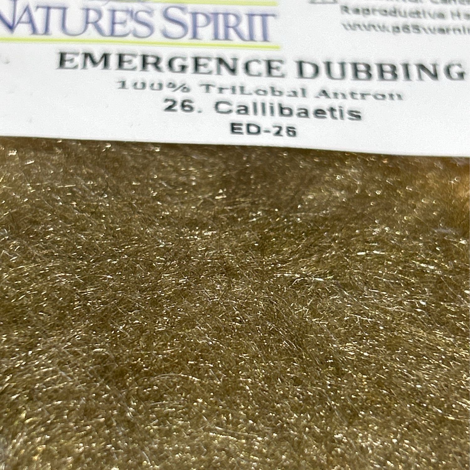 Nature’s Spirit Emergence Dubbing. Callibaetis