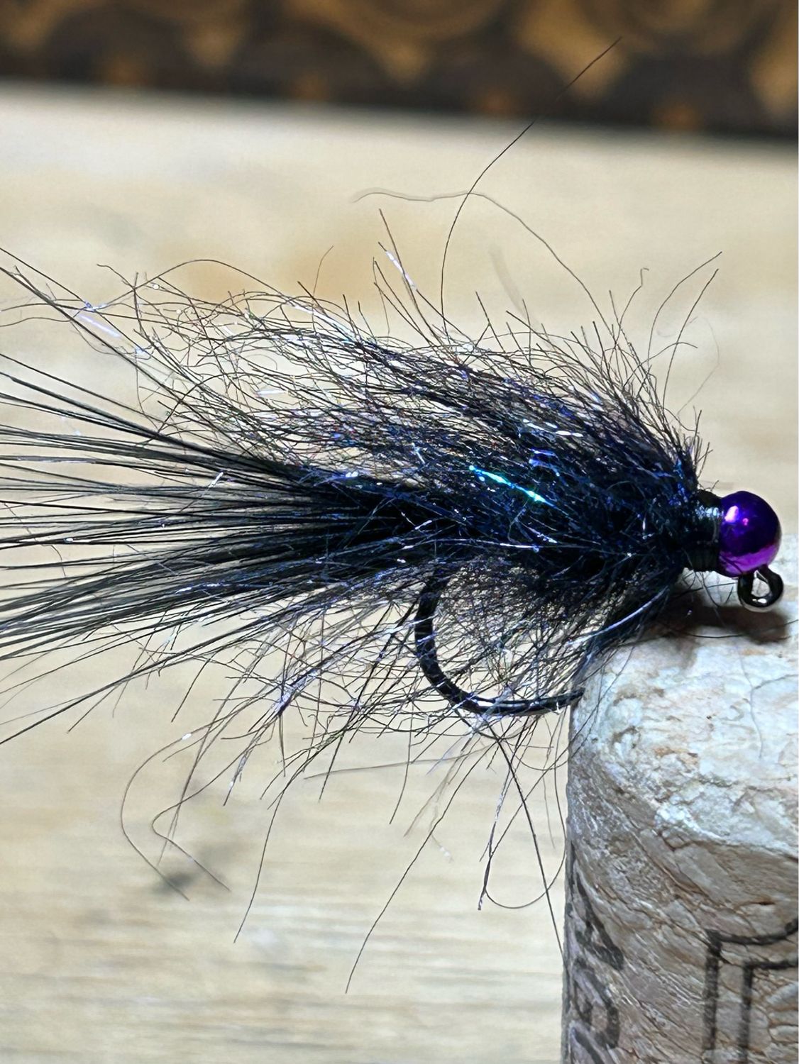 Bruiser ( Black N Blue ) Jig Leeches. Fly Fishing Flies. Set Of Three. Bruiser ( Black N Blue ) Jig Leeches. Fly Fishing Flies. Set Of Three.