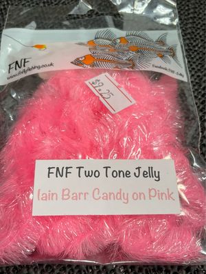 Two Tone Jelly Fritz 15mm Iain Barr Candy On Pink
