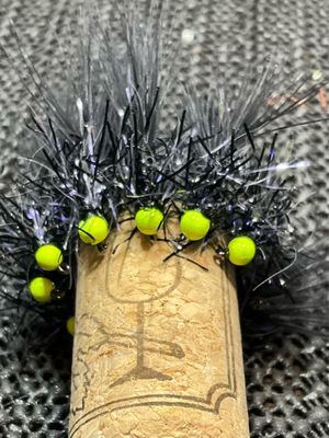 Vampire Jig Leech / Size 12 Wide Gape Barbless Hooks. Set Of Three