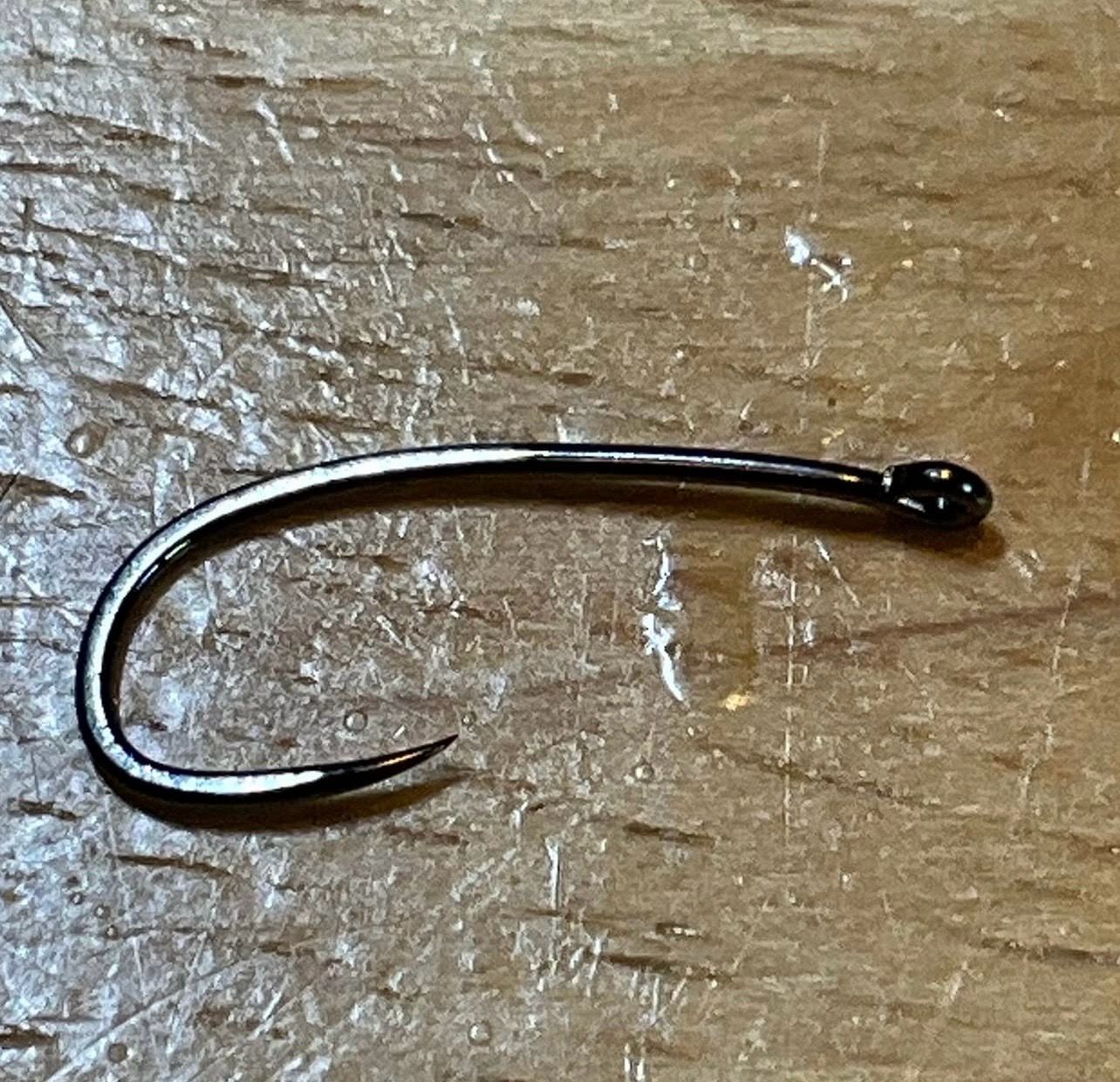 Sierra 363BL Size 12 Barbless Fly Tying Hooks. Package Of 25. Fly Tying Hooks