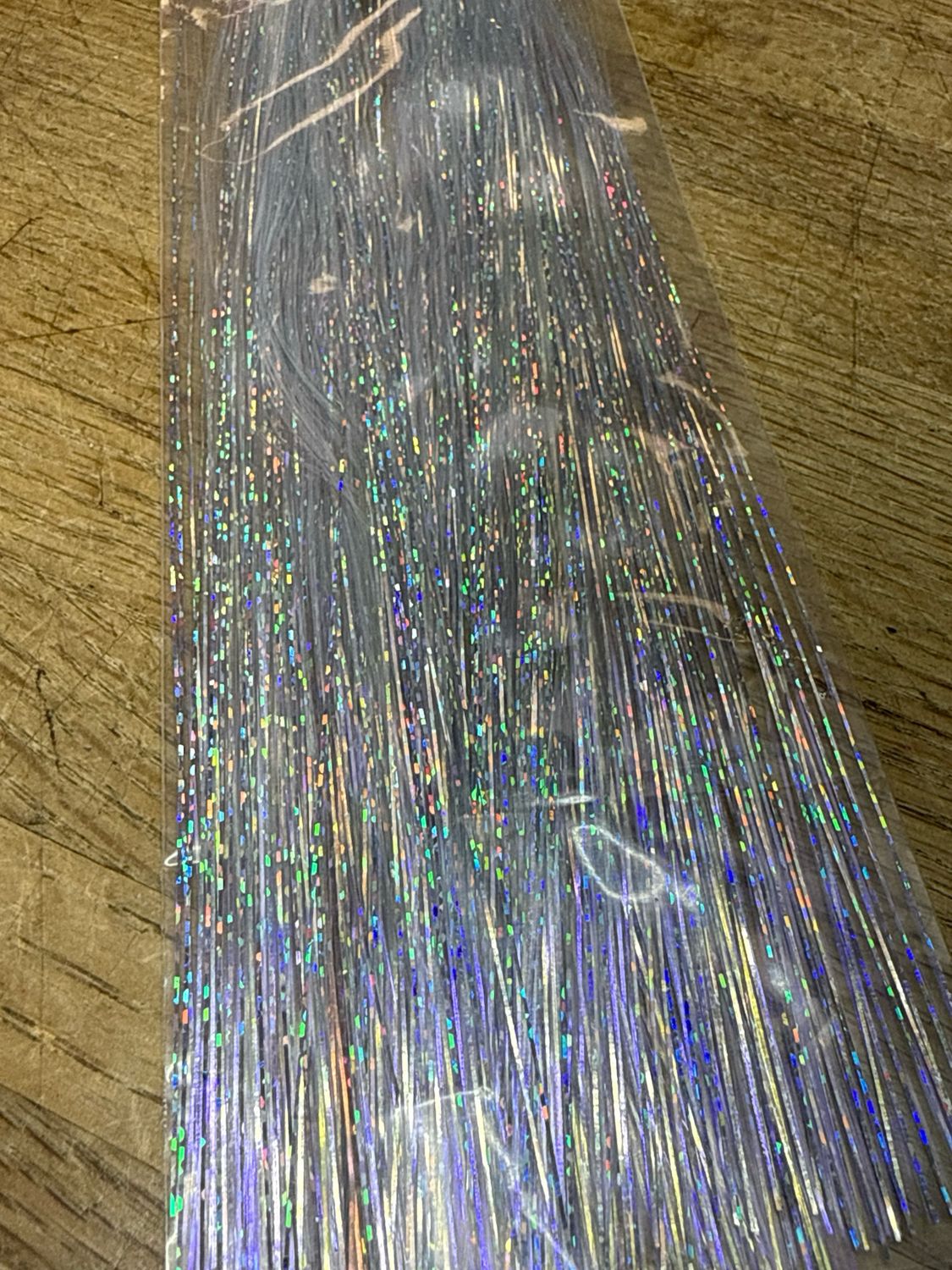 Hedron Holographic Flashabou Silver Ice #6990