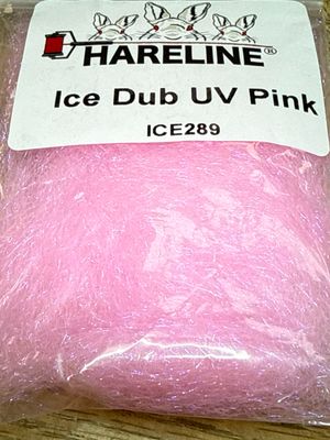 Hareline Ice Dubbing. U.V. Pink