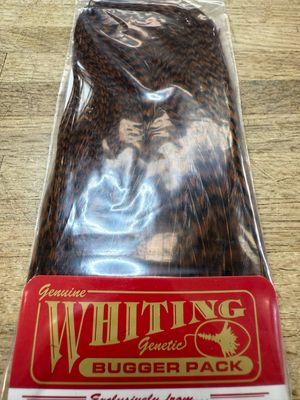 Whiting Farms Bugger Pack Grizzly Dyed Natural Brown