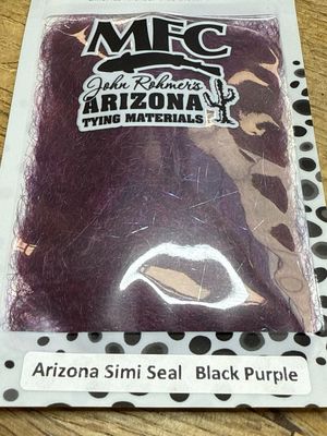 John Rohmers Arizona Simi Seal. Black / Purple Dubbing. Leeches