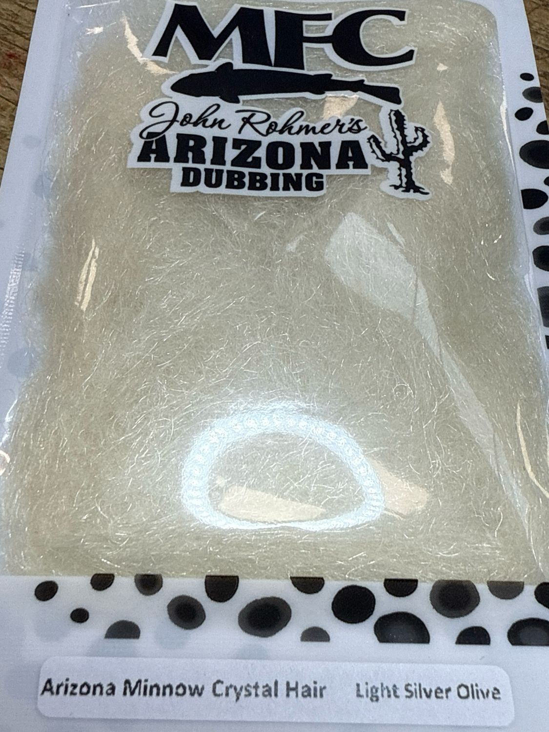 Arizona Minnow Hair Light Silver Olive