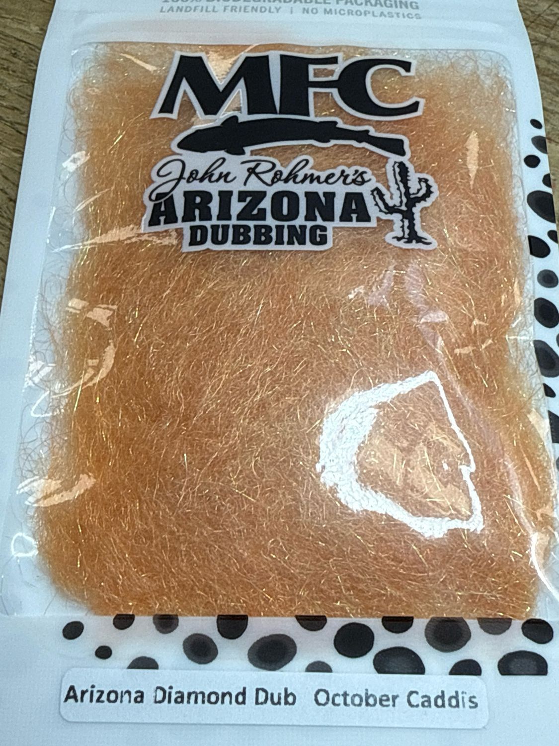 Arizona Diamond Dubbing October Caddis