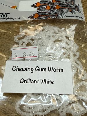 Chewing Gum Worm Brilliant White