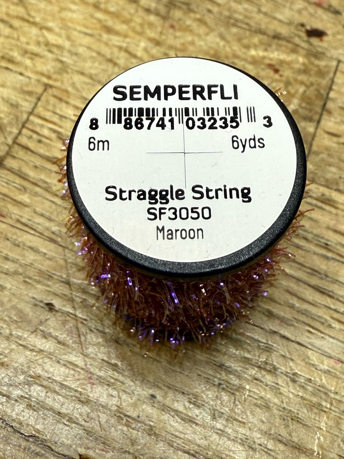 Semperfli Straggle String Maroon