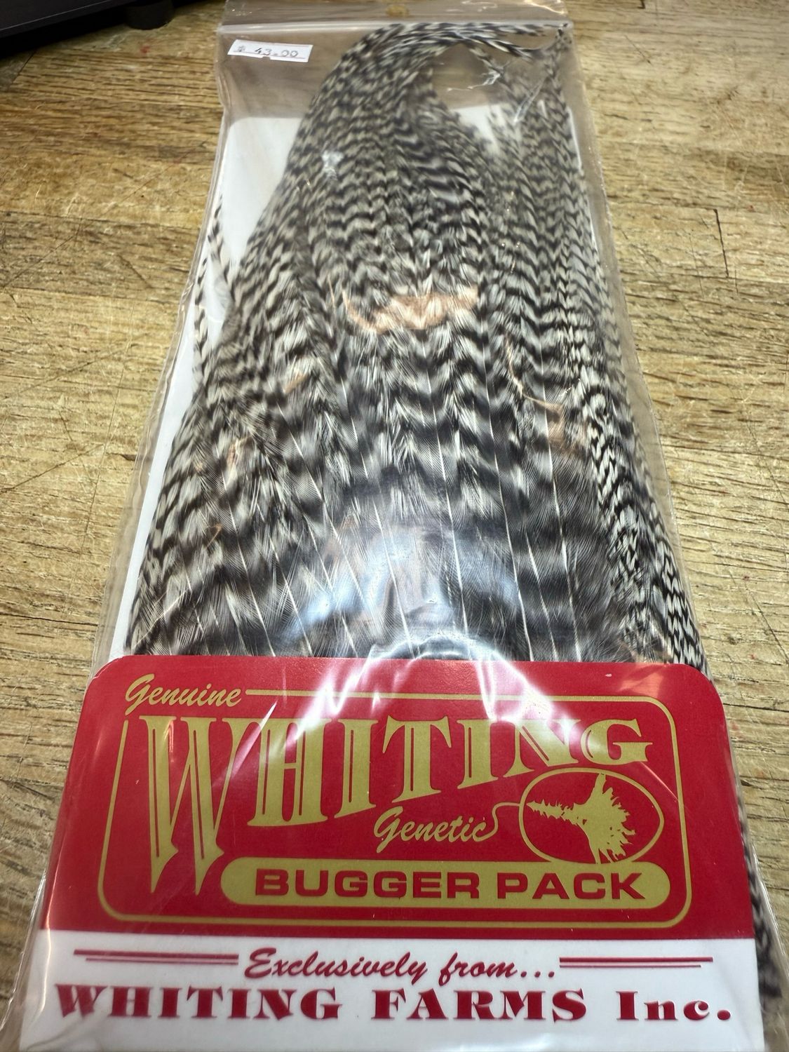 Whiting Farms Bugger Pack Natural Grizzly