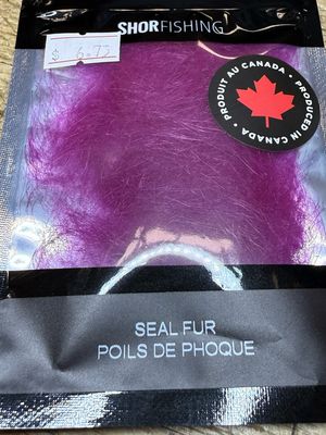Seal Fur Dubbing Light Claret 1.0g Package