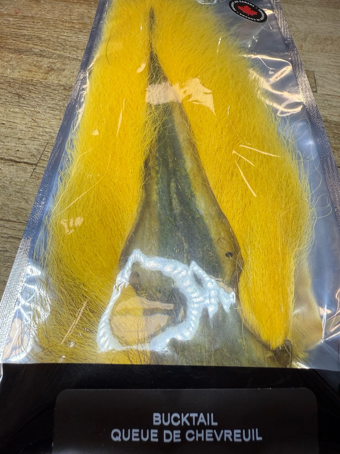 SHOR Bucktail Large Yellow