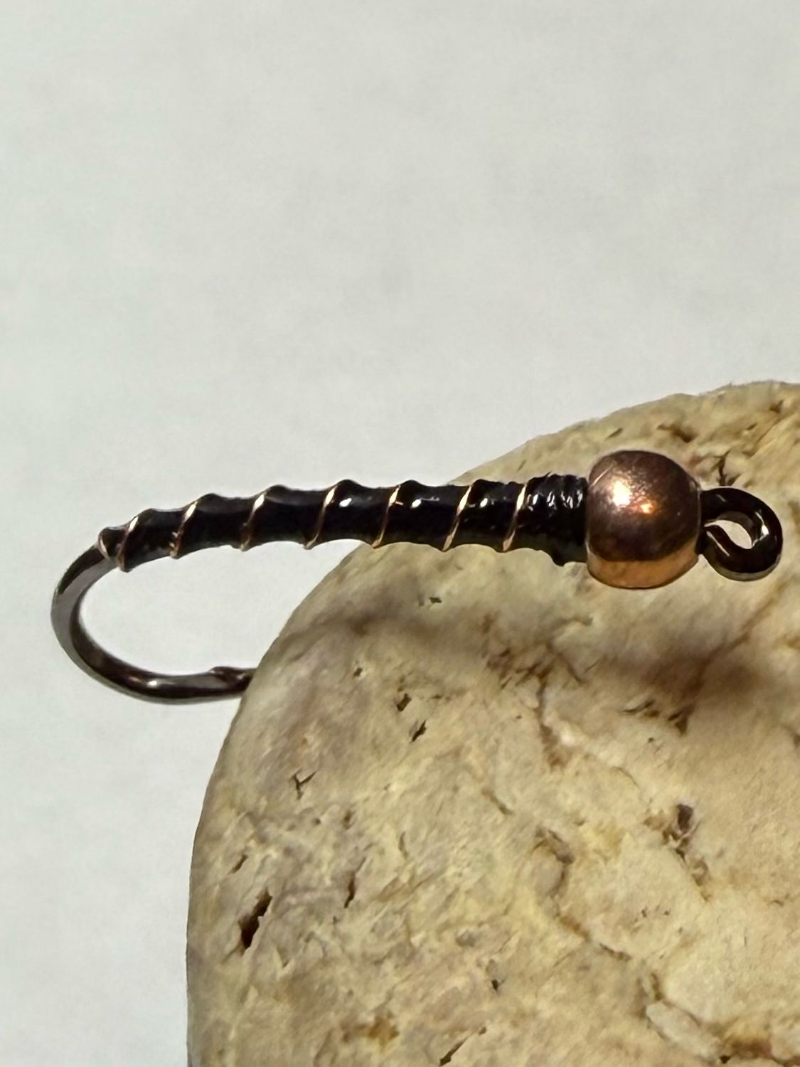 Black n Copper Chironomids Fly Fishing Flies. Set Of Three. Stillwaters
