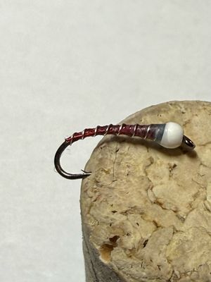 Red Butt Blue Dun n Silver Ice Cream Cone Fly Fishing Flies. Set Of Three. Stillwaters