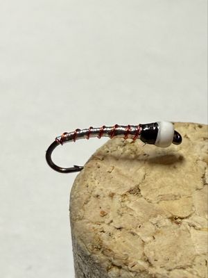 L.S.D. Variant Ice Cream Cone Fly Fishing Flies. Red Rib. Set Of Three. Stillwaters