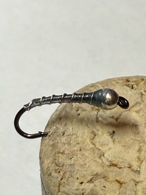 Blue Dun n Silver Chironomids Fly Fishing Flies. Set Of Three. Stillwaters