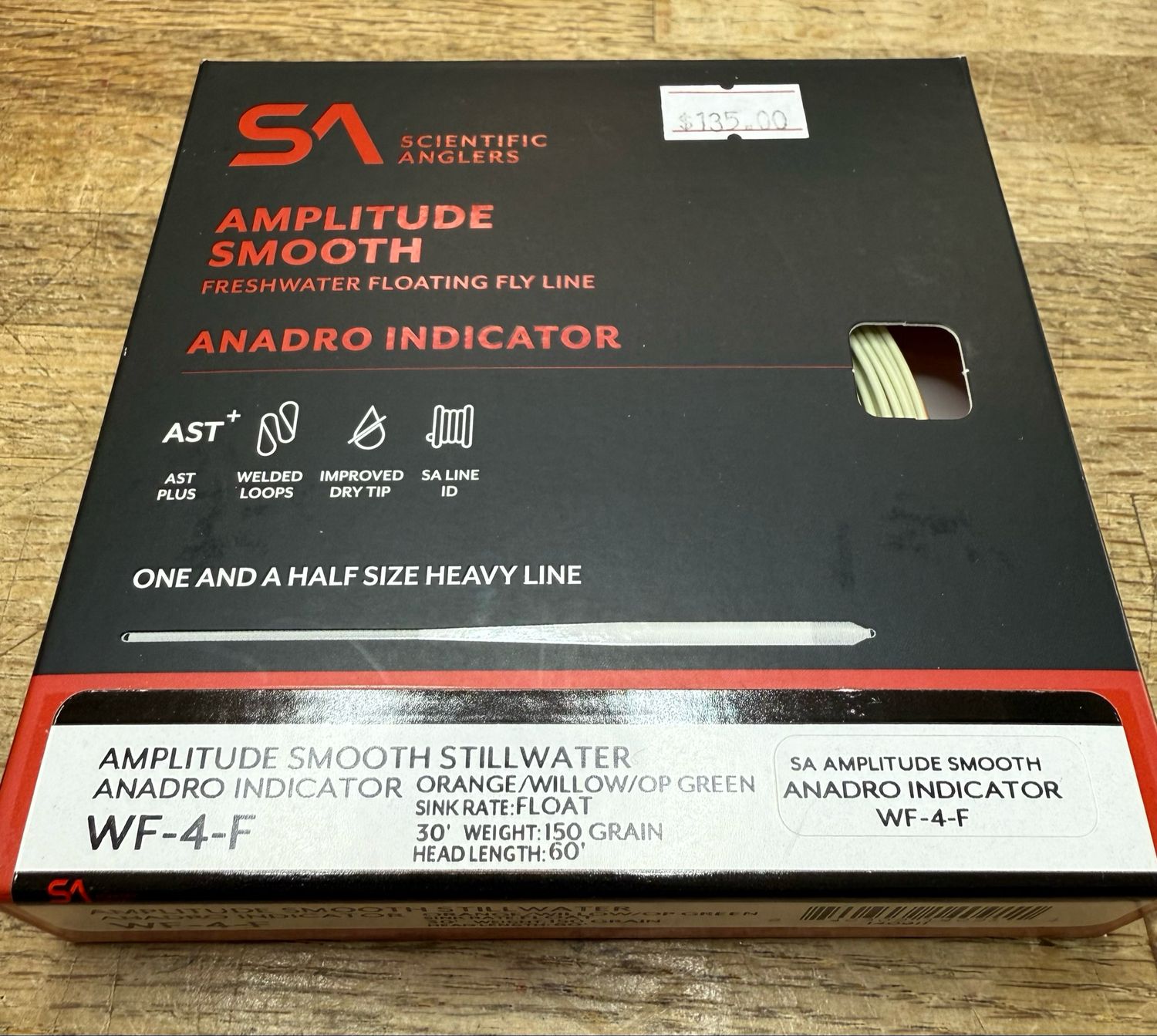 Scientific Anglers Amplitude Smooth Anadro Indicator. WF-4-F