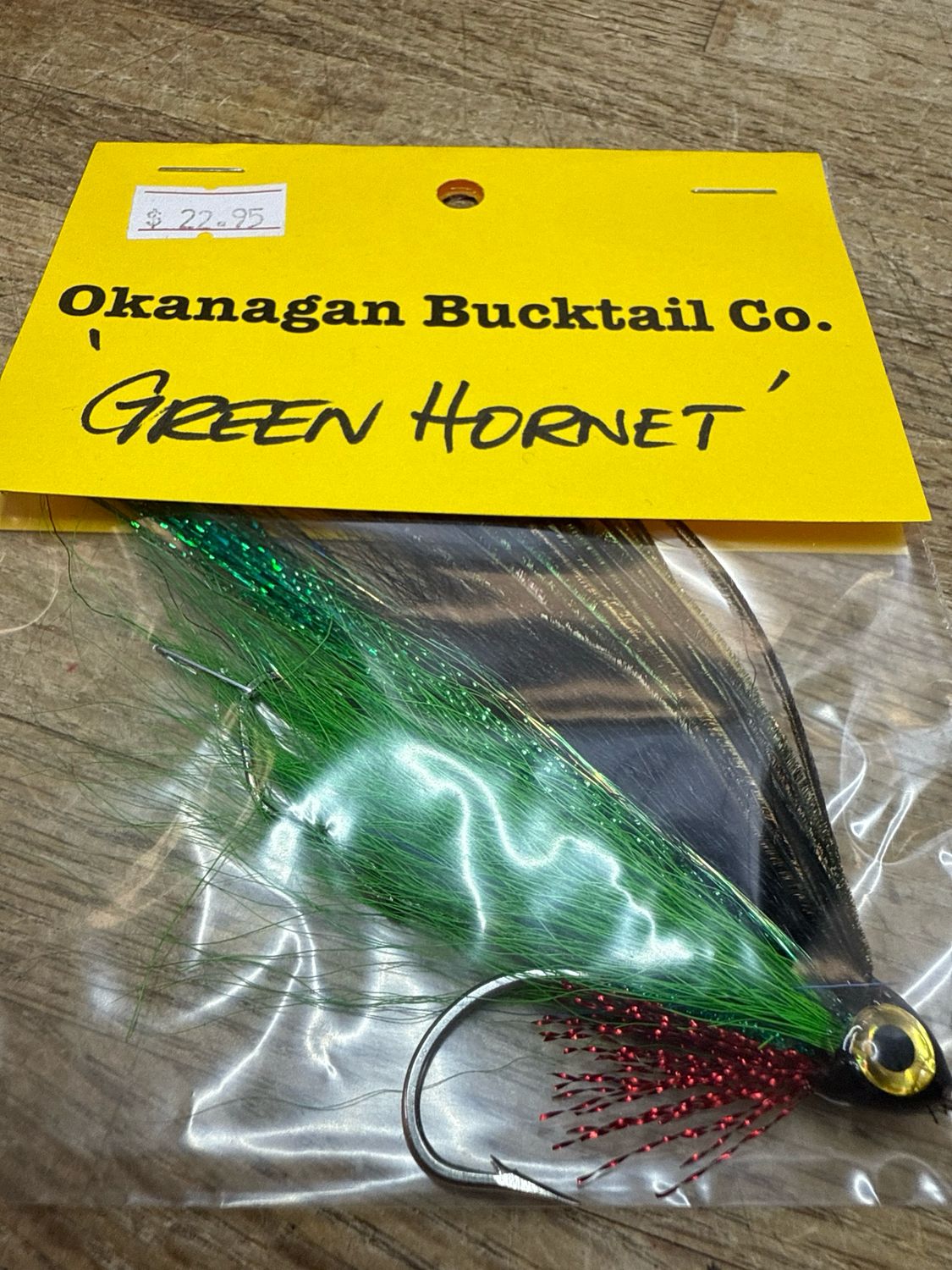 Okanagan Bucktail Company Green Hornet.