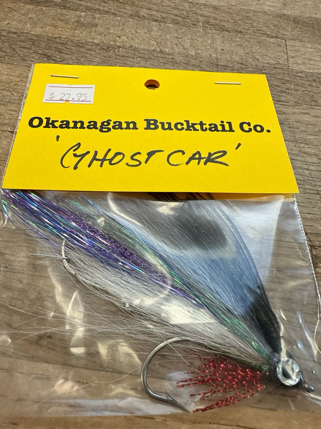 Okanagan Bucktail Company Ghost Car.