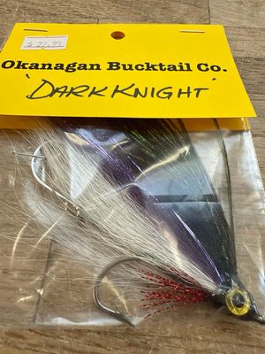 Okanagan Bucktail Company Dark Knight.
