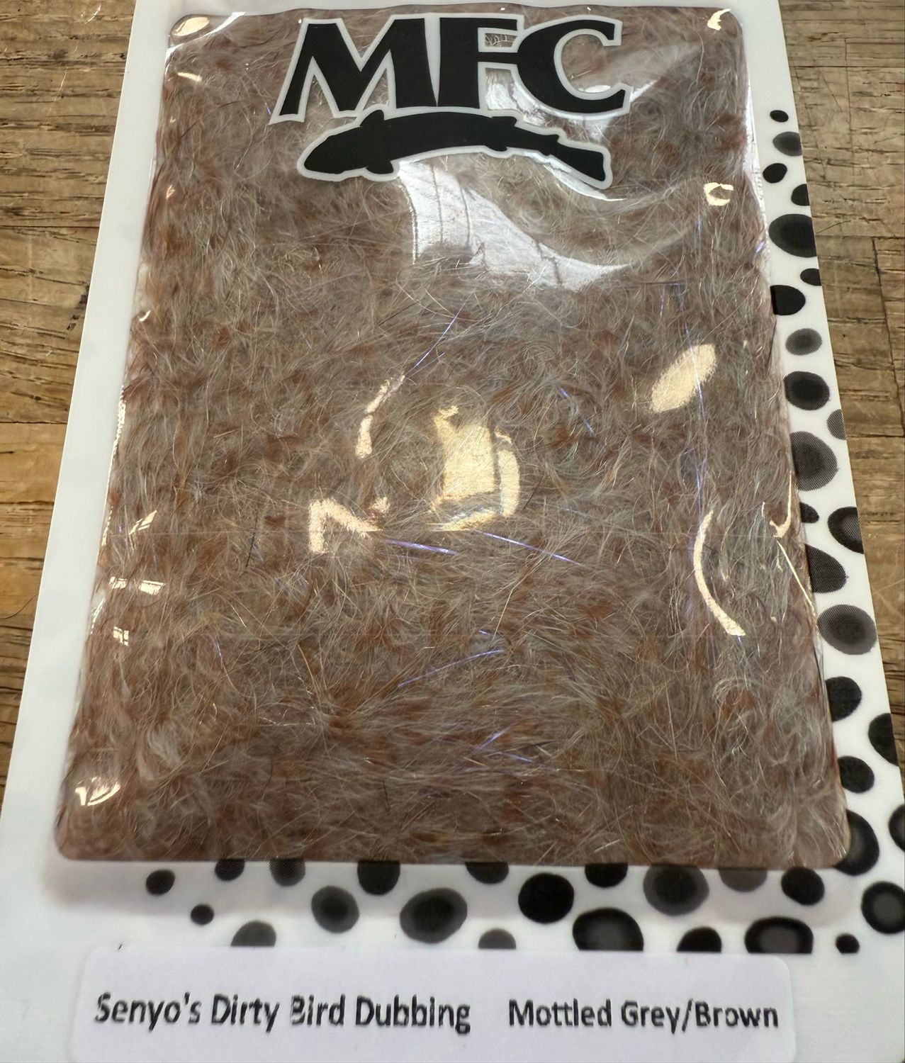 Senyo’s Dirty Bird Dubbing Mottled Grey / Brown