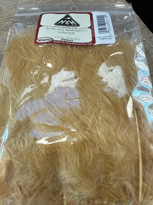 Wapsi Strung Ginger Marabou 1/4 Ounce Package