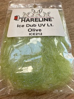 Hareline Ice Dub U.V Light Olive